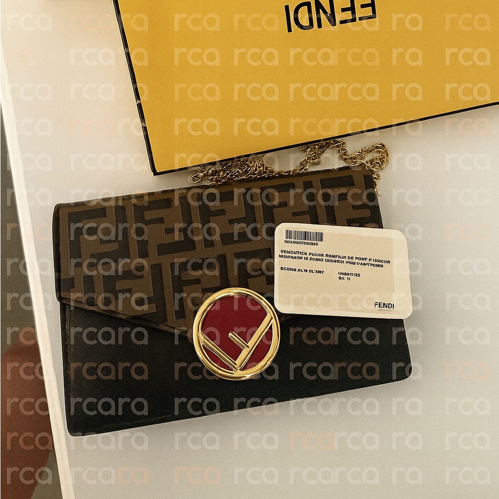 Fendi Wallet on Gold Chain